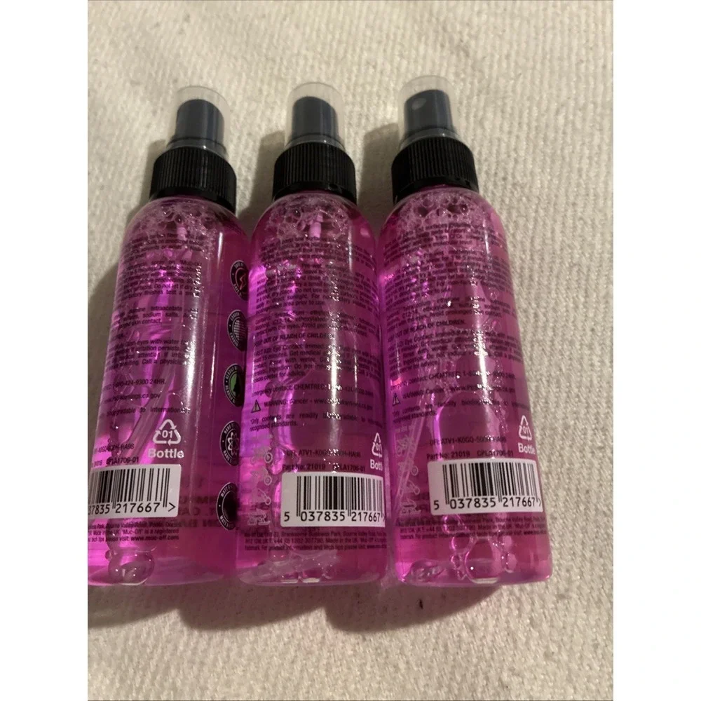 Muc-Off Nano Tech Bike Cleaner Spray Bottle Safe On‎ All Parts 3pk 10.2 Oz Total